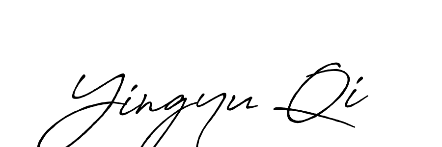 Also You can easily find your signature by using the search form. We will create Yingyu Qi name handwritten signature images for you free of cost using Antro_Vectra_Bolder sign style. Yingyu Qi signature style 7 images and pictures png