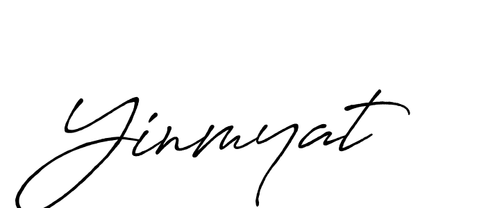 Design your own signature with our free online signature maker. With this signature software, you can create a handwritten (Antro_Vectra_Bolder) signature for name Yinmyat. Yinmyat signature style 7 images and pictures png