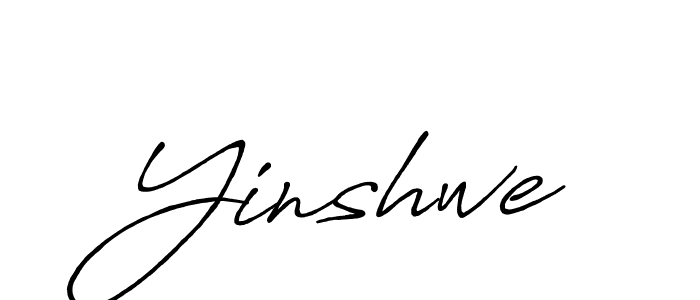 How to make Yinshwe signature? Antro_Vectra_Bolder is a professional autograph style. Create handwritten signature for Yinshwe name. Yinshwe signature style 7 images and pictures png