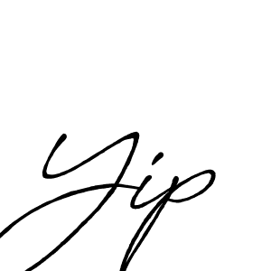 You should practise on your own different ways (Antro_Vectra_Bolder) to write your name (Yip) in signature. don't let someone else do it for you. Yip signature style 7 images and pictures png