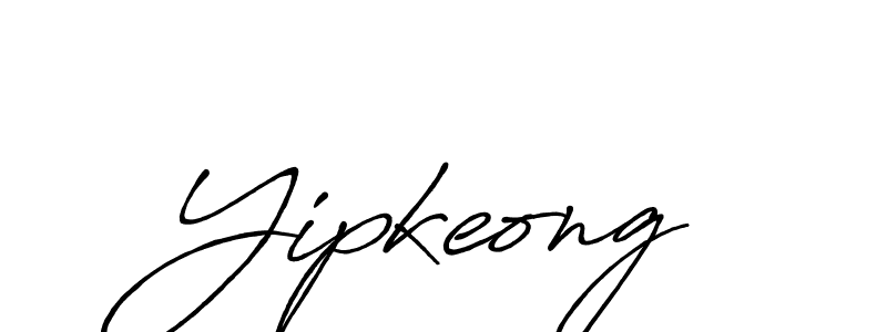 Also we have Yipkeong name is the best signature style. Create professional handwritten signature collection using Antro_Vectra_Bolder autograph style. Yipkeong signature style 7 images and pictures png