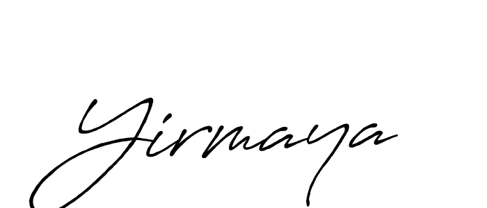 Make a beautiful signature design for name Yirmaya. With this signature (Antro_Vectra_Bolder) style, you can create a handwritten signature for free. Yirmaya signature style 7 images and pictures png