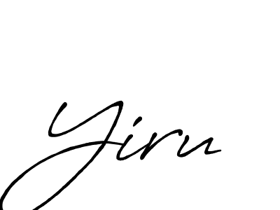 How to Draw Yiru signature style? Antro_Vectra_Bolder is a latest design signature styles for name Yiru. Yiru signature style 7 images and pictures png