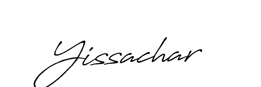 Use a signature maker to create a handwritten signature online. With this signature software, you can design (Antro_Vectra_Bolder) your own signature for name Yissachar. Yissachar signature style 7 images and pictures png