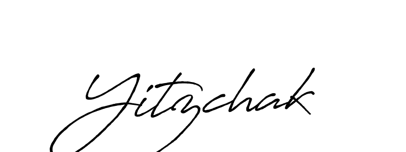 Create a beautiful signature design for name Yitzchak. With this signature (Antro_Vectra_Bolder) fonts, you can make a handwritten signature for free. Yitzchak signature style 7 images and pictures png