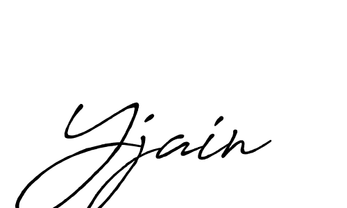 Also we have Yjain name is the best signature style. Create professional handwritten signature collection using Antro_Vectra_Bolder autograph style. Yjain signature style 7 images and pictures png