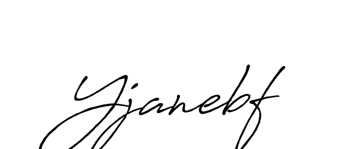 How to make Yjanebf name signature. Use Antro_Vectra_Bolder style for creating short signs online. This is the latest handwritten sign. Yjanebf signature style 7 images and pictures png