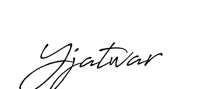 How to make Yjatwar signature? Antro_Vectra_Bolder is a professional autograph style. Create handwritten signature for Yjatwar name. Yjatwar signature style 7 images and pictures png