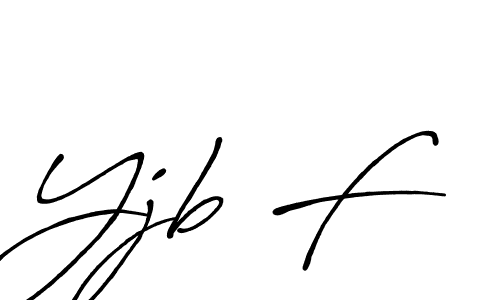 It looks lik you need a new signature style for name Yjb F. Design unique handwritten (Antro_Vectra_Bolder) signature with our free signature maker in just a few clicks. Yjb F signature style 7 images and pictures png