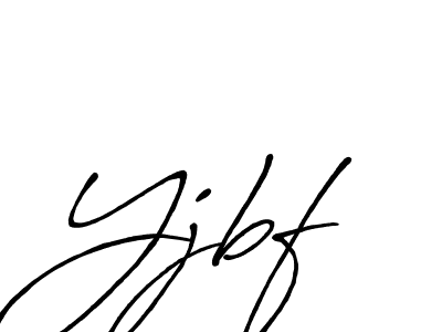 Also we have Yjbf name is the best signature style. Create professional handwritten signature collection using Antro_Vectra_Bolder autograph style. Yjbf signature style 7 images and pictures png