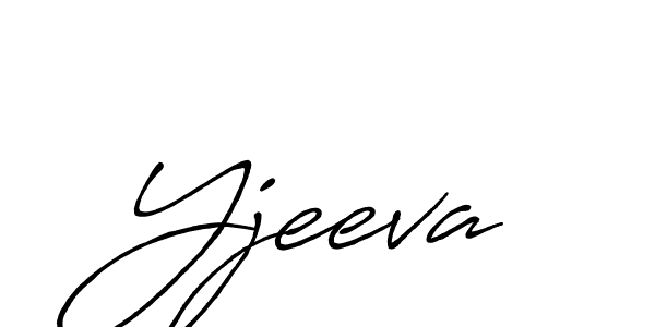 The best way (Antro_Vectra_Bolder) to make a short signature is to pick only two or three words in your name. The name Yjeeva include a total of six letters. For converting this name. Yjeeva signature style 7 images and pictures png