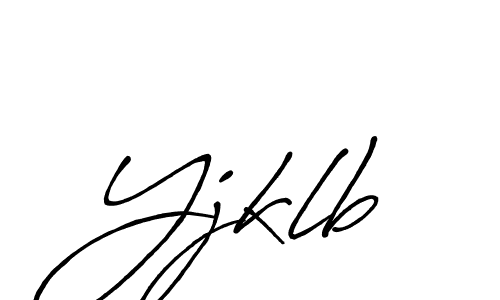 It looks lik you need a new signature style for name Yjklb. Design unique handwritten (Antro_Vectra_Bolder) signature with our free signature maker in just a few clicks. Yjklb signature style 7 images and pictures png