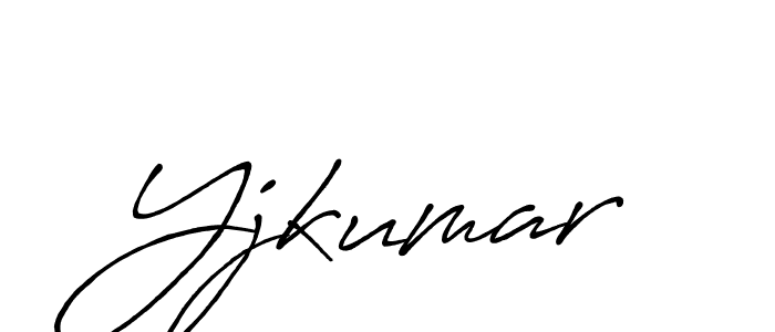 The best way (Antro_Vectra_Bolder) to make a short signature is to pick only two or three words in your name. The name Yjkumar include a total of six letters. For converting this name. Yjkumar signature style 7 images and pictures png