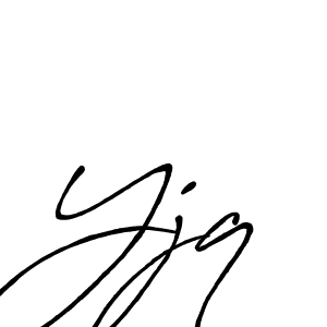 Also You can easily find your signature by using the search form. We will create Yjq name handwritten signature images for you free of cost using Antro_Vectra_Bolder sign style. Yjq signature style 7 images and pictures png