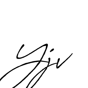 Best and Professional Signature Style for Yjv. Antro_Vectra_Bolder Best Signature Style Collection. Yjv signature style 7 images and pictures png