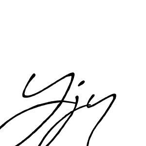 if you are searching for the best signature style for your name Yjy. so please give up your signature search. here we have designed multiple signature styles  using Antro_Vectra_Bolder. Yjy signature style 7 images and pictures png