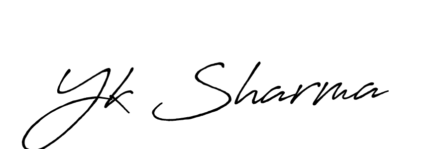 Once you've used our free online signature maker to create your best signature Antro_Vectra_Bolder style, it's time to enjoy all of the benefits that Yk Sharma name signing documents. Yk Sharma signature style 7 images and pictures png