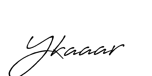 Use a signature maker to create a handwritten signature online. With this signature software, you can design (Antro_Vectra_Bolder) your own signature for name Ykaaar. Ykaaar signature style 7 images and pictures png