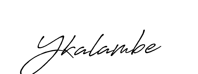 Make a beautiful signature design for name Ykalambe. Use this online signature maker to create a handwritten signature for free. Ykalambe signature style 7 images and pictures png