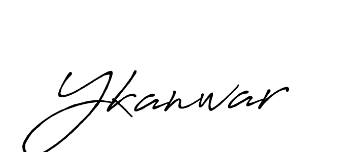 How to make Ykanwar signature? Antro_Vectra_Bolder is a professional autograph style. Create handwritten signature for Ykanwar name. Ykanwar signature style 7 images and pictures png
