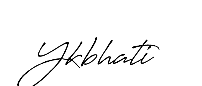 Ykbhati stylish signature style. Best Handwritten Sign (Antro_Vectra_Bolder) for my name. Handwritten Signature Collection Ideas for my name Ykbhati. Ykbhati signature style 7 images and pictures png