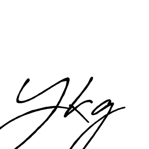 How to make Ykg name signature. Use Antro_Vectra_Bolder style for creating short signs online. This is the latest handwritten sign. Ykg signature style 7 images and pictures png
