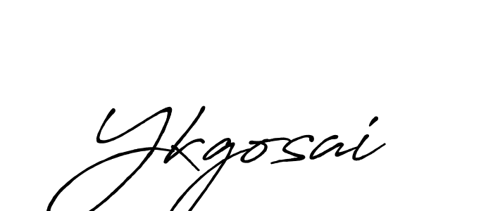 Ykgosai stylish signature style. Best Handwritten Sign (Antro_Vectra_Bolder) for my name. Handwritten Signature Collection Ideas for my name Ykgosai. Ykgosai signature style 7 images and pictures png