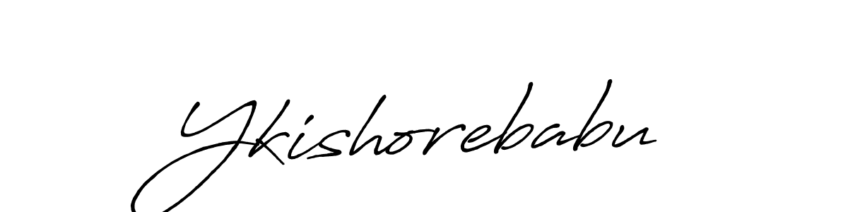 Make a beautiful signature design for name Ykishorebabu. Use this online signature maker to create a handwritten signature for free. Ykishorebabu signature style 7 images and pictures png