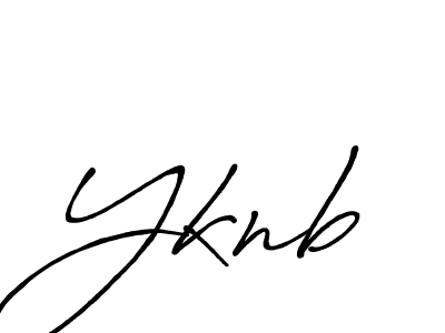 Make a beautiful signature design for name Yknb. With this signature (Antro_Vectra_Bolder) style, you can create a handwritten signature for free. Yknb signature style 7 images and pictures png