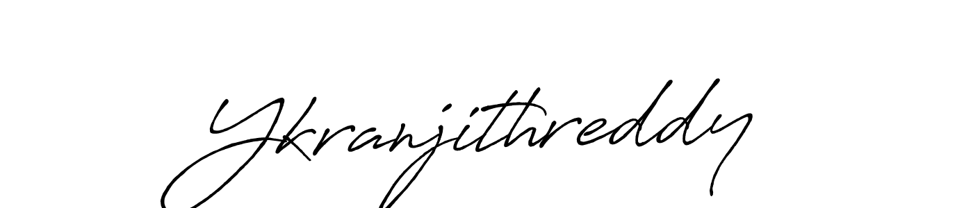 Also You can easily find your signature by using the search form. We will create Ykranjithreddy name handwritten signature images for you free of cost using Antro_Vectra_Bolder sign style. Ykranjithreddy signature style 7 images and pictures png