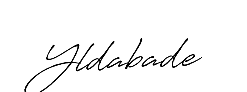 It looks lik you need a new signature style for name Yldabade. Design unique handwritten (Antro_Vectra_Bolder) signature with our free signature maker in just a few clicks. Yldabade signature style 7 images and pictures png