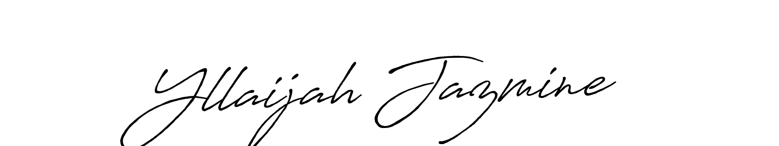 Similarly Antro_Vectra_Bolder is the best handwritten signature design. Signature creator online .You can use it as an online autograph creator for name Yllaijah Jazmine. Yllaijah Jazmine signature style 7 images and pictures png