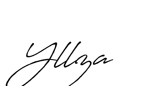 Once you've used our free online signature maker to create your best signature Antro_Vectra_Bolder style, it's time to enjoy all of the benefits that Yllza name signing documents. Yllza signature style 7 images and pictures png