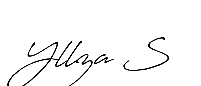 You can use this online signature creator to create a handwritten signature for the name Yllza S. This is the best online autograph maker. Yllza S signature style 7 images and pictures png