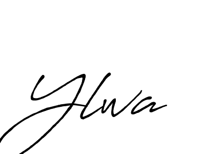 Also we have Ylwa name is the best signature style. Create professional handwritten signature collection using Antro_Vectra_Bolder autograph style. Ylwa signature style 7 images and pictures png