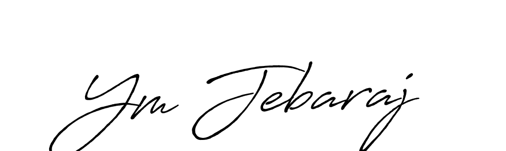 The best way (Antro_Vectra_Bolder) to make a short signature is to pick only two or three words in your name. The name Ym Jebaraj include a total of six letters. For converting this name. Ym Jebaraj signature style 7 images and pictures png
