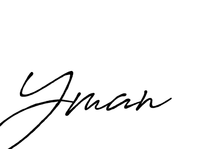 How to make Yman signature? Antro_Vectra_Bolder is a professional autograph style. Create handwritten signature for Yman name. Yman signature style 7 images and pictures png