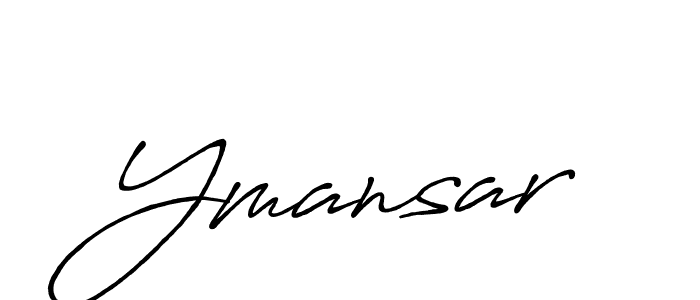 Make a beautiful signature design for name Ymansar. Use this online signature maker to create a handwritten signature for free. Ymansar signature style 7 images and pictures png