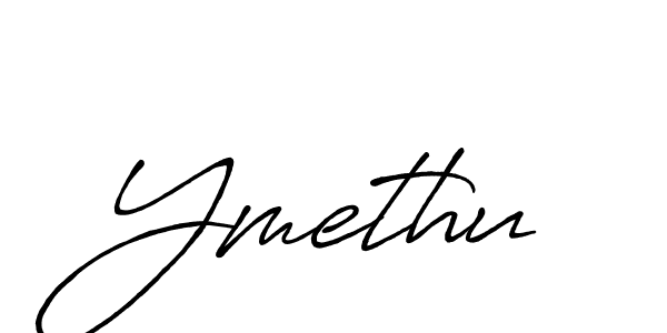 How to make Ymethu signature? Antro_Vectra_Bolder is a professional autograph style. Create handwritten signature for Ymethu name. Ymethu signature style 7 images and pictures png