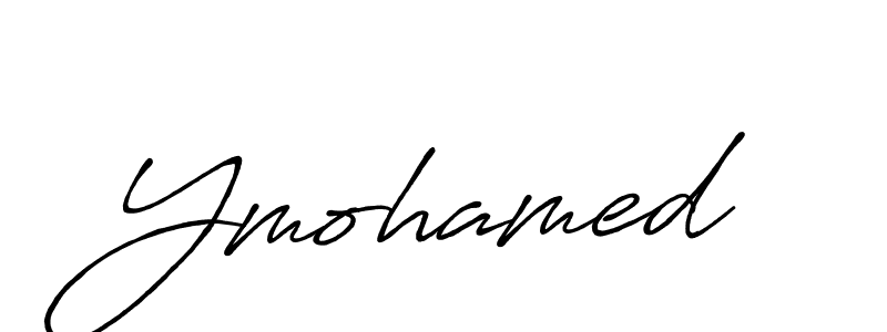 Also we have Ymohamed name is the best signature style. Create professional handwritten signature collection using Antro_Vectra_Bolder autograph style. Ymohamed signature style 7 images and pictures png