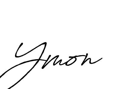 Also we have Ymon name is the best signature style. Create professional handwritten signature collection using Antro_Vectra_Bolder autograph style. Ymon signature style 7 images and pictures png