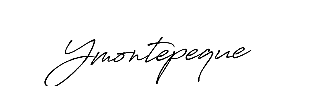 Use a signature maker to create a handwritten signature online. With this signature software, you can design (Antro_Vectra_Bolder) your own signature for name Ymontepeque. Ymontepeque signature style 7 images and pictures png