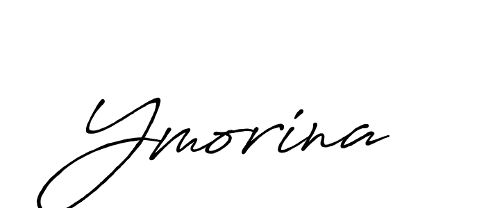 Ymorina stylish signature style. Best Handwritten Sign (Antro_Vectra_Bolder) for my name. Handwritten Signature Collection Ideas for my name Ymorina. Ymorina signature style 7 images and pictures png