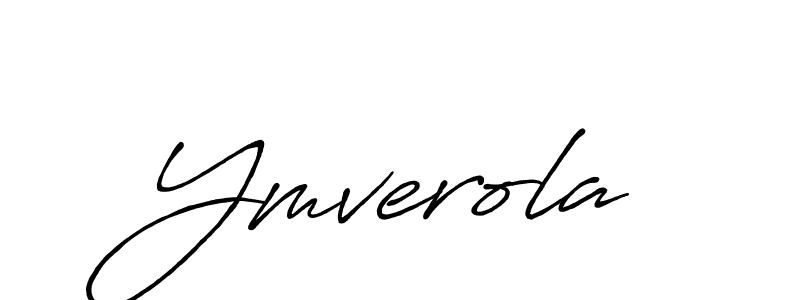 How to make Ymverola signature? Antro_Vectra_Bolder is a professional autograph style. Create handwritten signature for Ymverola name. Ymverola signature style 7 images and pictures png