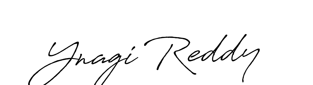 How to make Ynagi Reddy signature? Antro_Vectra_Bolder is a professional autograph style. Create handwritten signature for Ynagi Reddy name. Ynagi Reddy signature style 7 images and pictures png