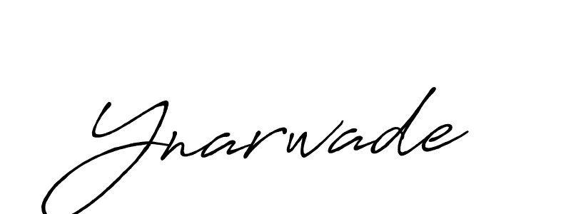 Create a beautiful signature design for name Ynarwade. With this signature (Antro_Vectra_Bolder) fonts, you can make a handwritten signature for free. Ynarwade signature style 7 images and pictures png