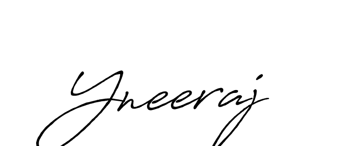 How to Draw Yneeraj signature style? Antro_Vectra_Bolder is a latest design signature styles for name Yneeraj. Yneeraj signature style 7 images and pictures png
