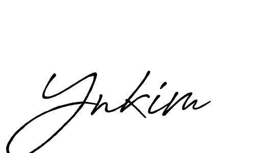 Also we have Ynkim name is the best signature style. Create professional handwritten signature collection using Antro_Vectra_Bolder autograph style. Ynkim signature style 7 images and pictures png
