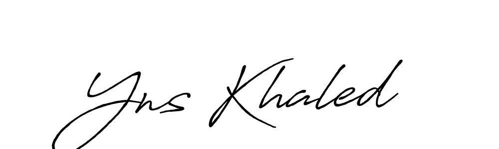 Here are the top 10 professional signature styles for the name Yns Khaled. These are the best autograph styles you can use for your name. Yns Khaled signature style 7 images and pictures png