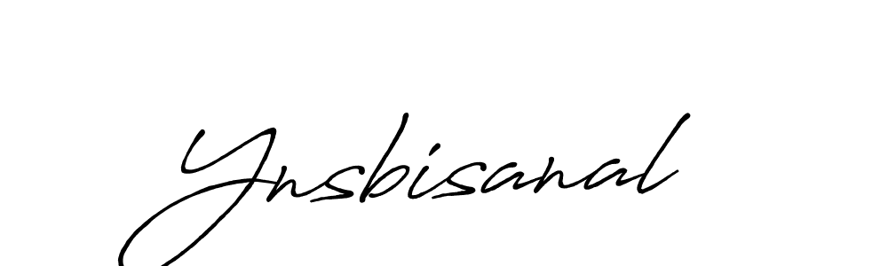 Make a beautiful signature design for name Ynsbisanal. Use this online signature maker to create a handwritten signature for free. Ynsbisanal signature style 7 images and pictures png